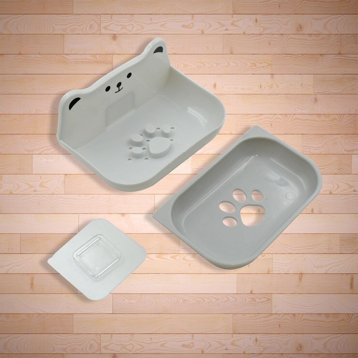 Soap Dish with Drain Soap Holder, Soap Saver Easy Cleaning, Soap Tray for Shower Bathroom Kitchen (1 Pc) Soap Dish with Drain Soap Holder, Soap Saver Easy Cleaning, Soap Tray for Shower Bathroom Kitchen (1 Pc)